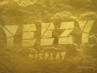 Yeezy Display - Unofficial Font for Kanye