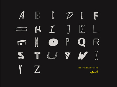7 Years of Type dark font fonts typography