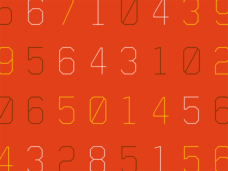 Juju - Numbers Animated animation fixed gif numerals width