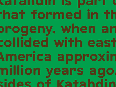 Katahdin Round - Update round sans serif typeface
