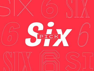 ETC - Pick Six font fonts type design typography typography art variable variablefonts vector