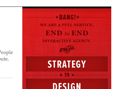 Bang red type web