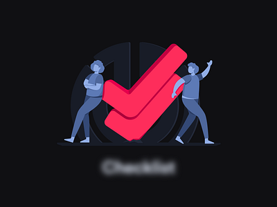 Something's Coming Up checkmark design human illustration productivity project project management