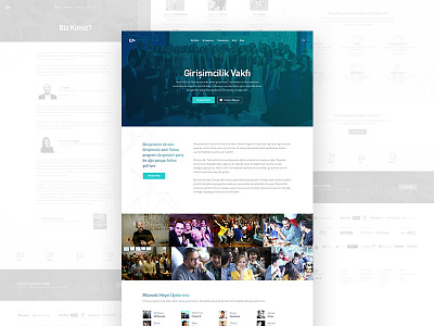 Girvak girişimcilik vakfı girvak layout modern organisation web design website