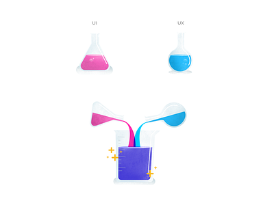 Magic potion is getting ready. ⏳ bright colors design designer drawing icons magic potion skecth ui ux