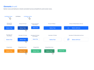 StartupMarket UI Guide button design elements ghost guide style ui