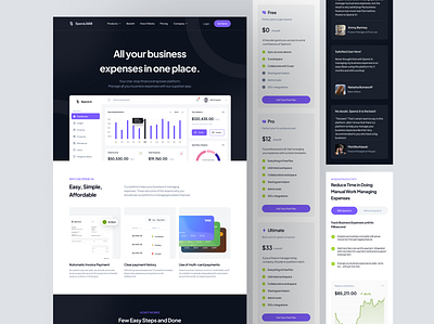 Business Expenses Landing Page landing page