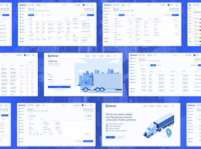 Logistic Management System dashboard