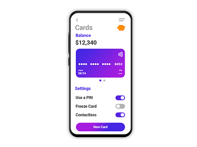 Banking app concept design #012 Mobile banking app application bank app banking app design mobile design mobile ui product showcase ui user interface ux