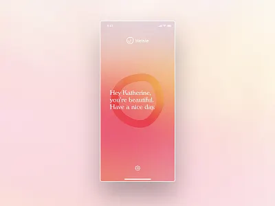 Helsie iPhone Teaser app blur branding colors design frish health healthcare helsie ios mental mental health munich psychology teaser typography ui ux visual yung