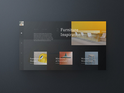 Noble Web Theme Teaser clean dark design feed frish furniture inspiration modern munich noble page professional typography ui ux web web design website yung