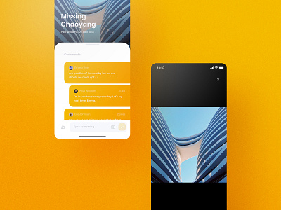 Chummy UI Kit Post Detail by Benedikt Matern on Dribbble