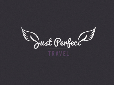 Just perfect travel logo