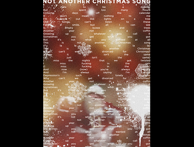 Not Another Christmas Song - Blink 182 apparel branding brutalism graphic design moslem shirt design