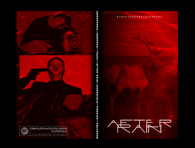 AFTER RAIN album cover apparel book branding design graphic design notebook