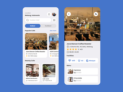 Café Maps Mobile App