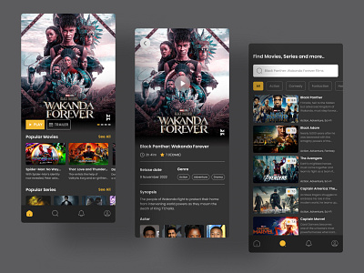NontonDong - App booking app cinema cinema app film mobile mobile ui movie movie app movie poster neatflix streaming teater tiket app ui