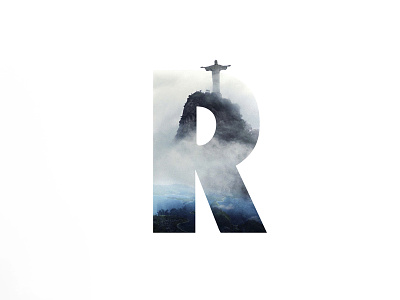 Rio De Janeiro - Brazil around the world brazil design graphic design letter r rio type typography world