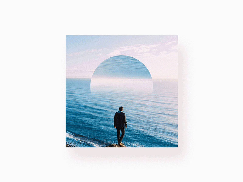 Landscape Mirrors abstract adobe art beach design digital experimental geometric landscape mountains nature personal project photoshop snow sunset surreal ui
