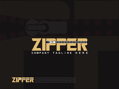 ZIPPER LOGO branding graphic design letter logo zipper zipper logo