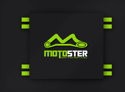 MOTOSTER LOGO branding graphic design logo m icon m motors logo motoster