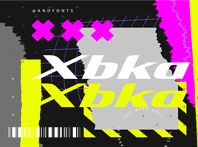 Xbka font auto bar car crypto designurban font new nft sport street stye
