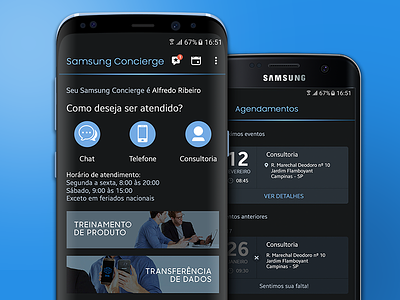 Samsung Concierge concierge customer customer service galaxy galaxy s8 s7 s8 samsung service update