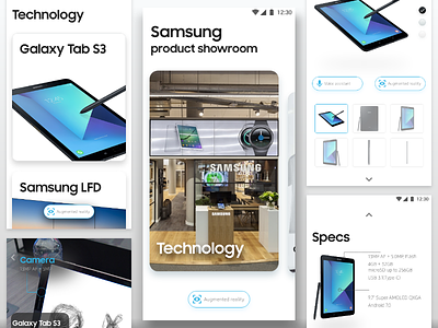 Samsung Showroom concept app app concept galaxy s8 samsung showroom