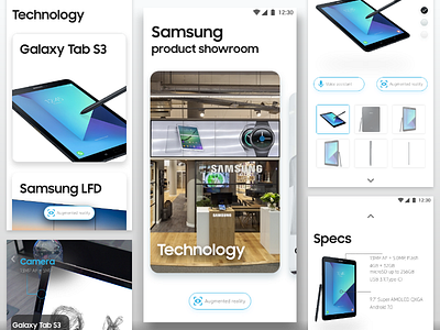 Samsung Showroom concept app