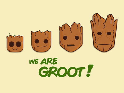 WE ARE GROOT! comics groot guardians guardians of the galaxy marvel mcu movies