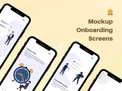 Mobile Mockup Screens app branding design ui ux