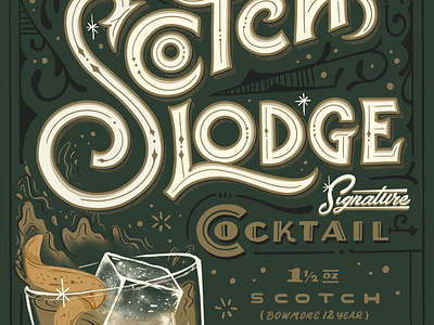 Scotch lodge signature cocktail