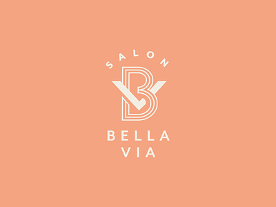 Bella Via Salon unchosen concept branding icon identity logo modern monogram rebrand salon submark