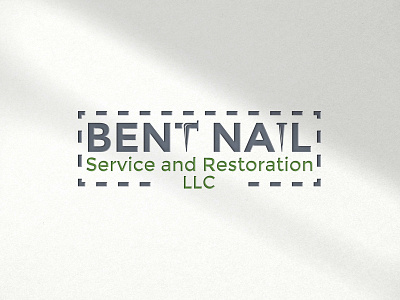 Bent Nail Logo branding logo typography