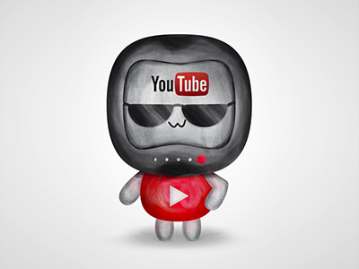 Social Friends #6 - Youtube draw icon illustration inspiration social network