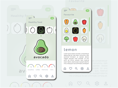 Food line icon for app app app icon design diet food graphic design healthy healthy food illustration line art logo mockup