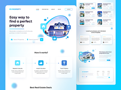 Real Estate landing page