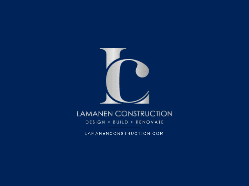 Lamanen Construction 3dlogo 3dlogoanimation after effects house housebuilding logo animation logoanimation luxury michigan minimalism minimalistic