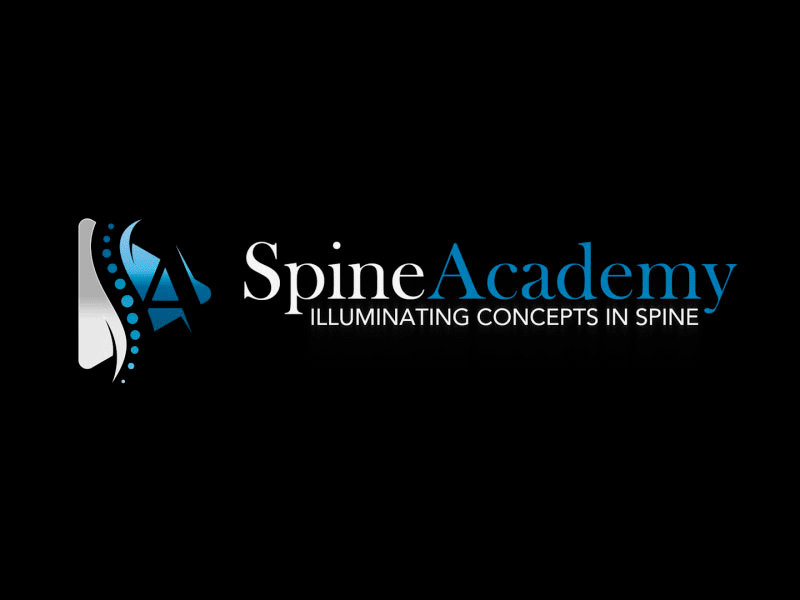 Spine Academy -Logo Animation after effects fluorescent health lightboard logo animation logoanimation patients play button spine surgeon