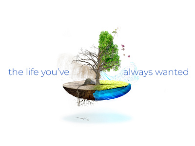 The Life You've Always Wanted 3d always wanted bible church clean cross design graphic design illustration life message new new year renewal resolution series sermon tree