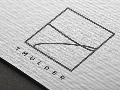 TMulder black brand line logo paint painter square studio white