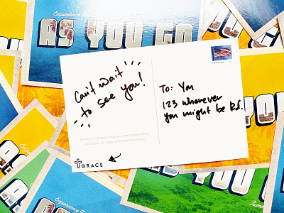 As You Go Postcards