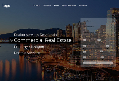 Real Estate Sales Funnel Web User Experience branding design ecommerce ux google adwords optimized marketplace typography ui web design
