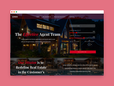 Real Estate Landing Page branding design google adwords optimized landing page real estate web design