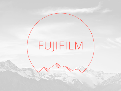 Fujifilm fuji fujifilm line logo mountain redesign