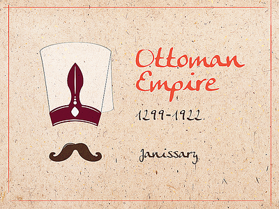 Janissary empire illustration janissary mustache otto ottoman type