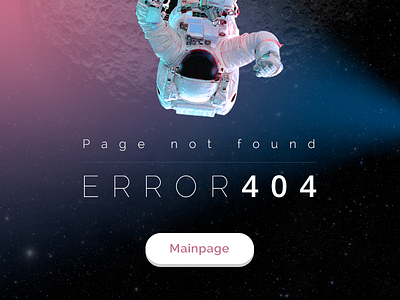 404 Page not found 404 button error gravity page space
