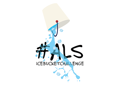 ALS - Ice bucket challenge als bucket icebucketchallenge illustration
