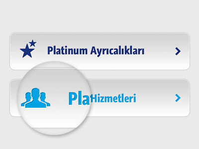 Platinum Services Button app blue button design grey ipad iphone mobile news ui user interface ux white