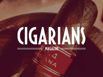 Cigarians Magazine cigar cigarians cuba habana logo logotype magazine no